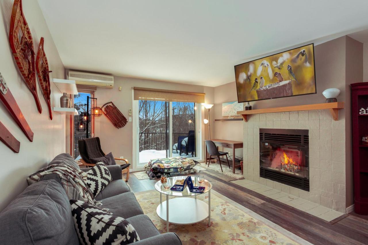 Tremblant Rocher Soleil Ski In Ski Out 2 Bedroom 몽트랑블랑 외부 사진